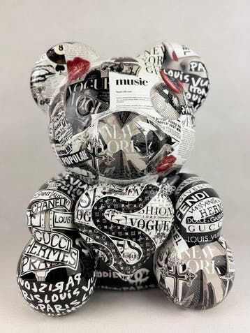 ArtBrut by Ann - Lovely Teddy „Black & White”