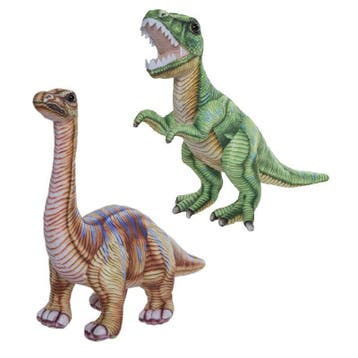 Speelgoed set dino knuffels - pluche - 30 cm - T-Rex en, Kinderen en Baby's, Speelgoed | Knuffels en Pluche, Verzenden, Nieuw