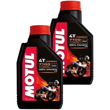 Motul Aanbieding: 2 X 7100 10W50 4T 1L, Verzenden, Nieuw