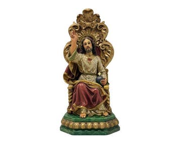 El Arte Cristiano Olot - sculptuur, Gran Sagrado Corazón de, Antiek en Kunst