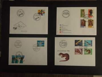 Zwitserland - 319 FDCs met een cataloguswaarde van minimaal, Gestempeld
