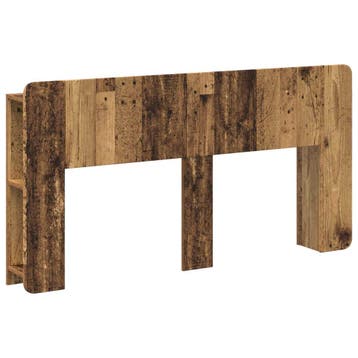 vidaXL Hoofdeinde kas met opslag Oud hout Bewerkt hout, Verzenden, Nieuw, Bruin, Hout