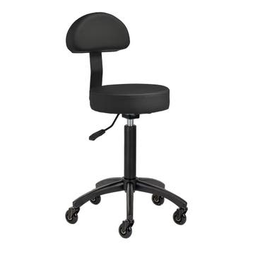 Gabbiano kapperskruk - Ergonomisch model met rugleuning, Verzenden, In hoogte verstelbaar, Nieuw, Overige materialen