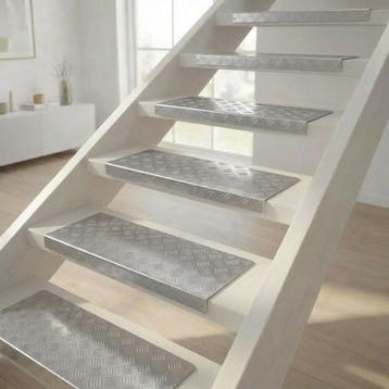 Trapmat aluminium - Traanplaat / schroeven, Verzenden, Nieuw