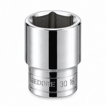GEDORE 30 16 Dopsleutel 16 mm 3/8 – 6-kant, Verzenden, Nieuw
