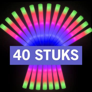 Foamsticks | Lichtstaven 40 Stuks, Nieuw, Geboorte of Huwelijk