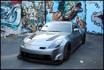 SK-Import Voor Bumper INGS Style Nissan 350Z, Voor, Nieuw, Ophalen of Verzenden, Bumper