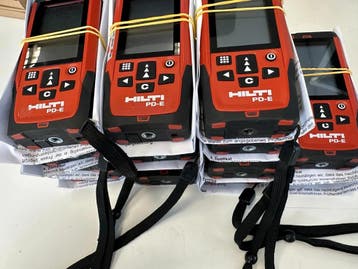 1x Hilti PD-E Entfernungsmesser Distanzmessgerät +, Ophalen of Verzenden, Gebruikt