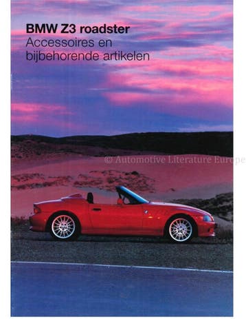 1995 BMW Z3 ROADSTER ACCESSOIRES BROCHURE NEDERLANDS, Nieuw, BMW, Author