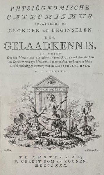 [Gerrit Blom, uitg.] - Physiögnomische catechismus, Antiek en Kunst, Antiek | Boeken en Bijbels