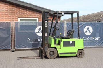 Veiling: Heftruck Clark EM25S Elektrisch 2500kg 5.6m 2005, Ophalen, Heftruck, Clark, Elektrisch