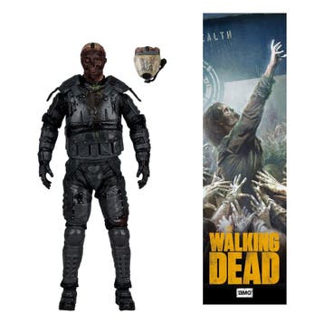 The Walking Dead  Action Figure Gas Mask Zombie (Season 4..., Verzamelen, Ophalen of Verzenden, Nieuw