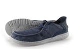 Skechers Instappers in maat 43 Blauw, Overige typen, Zo goed als nieuw, Skechers, Verzenden