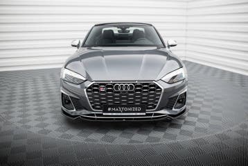 Maxton Front Splitter V.2 Audi S5 / A5 S-Line F5 Facelift, Verzenden