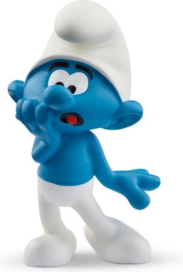 De Smurfen PVC Beeldje Bange Smurf 6 cm, Ophalen of Verzenden, Nieuw