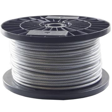 Staalkabel 3/4 mm geplastificeerd 600 Meters Megarol, Verzenden, Nieuw