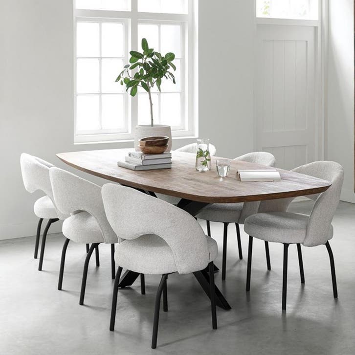 *WOONWINKEL* DTP Home Evo Deens Ovale Eettafel Teak 260 Cm, Huis en Inrichting, Tafels | Eettafels, Nieuw, Verzenden