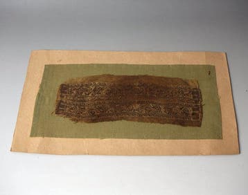 Oud-Egypte, Koptisch Linnen Textielfragment. Bi (Zonder