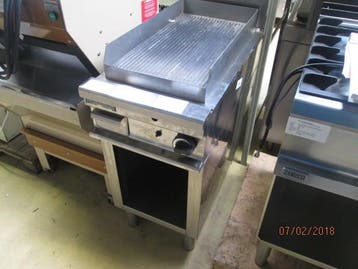 Metos Elektrische Ribbel Bakplaat 380V, Ophalen of Verzenden, Gebruikt