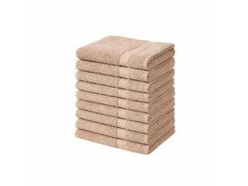 Veiling - Handdoeken 50×100 cm – Set van 10 – 400 g/m², Nieuw