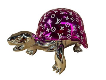 Turtle, Lior24, Hoogglans zilver (chroom look) met metall, Nieuw