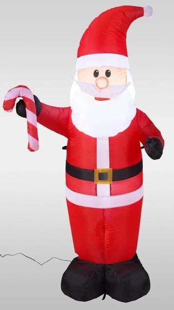 Opblaasbare Kerstman 150 cm met Verlichting – IP44, Verzenden, Nieuw