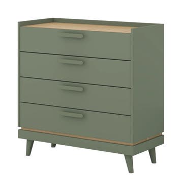 Ladekast Skagen - Groen - 4 Lades, Verzenden, Nieuw