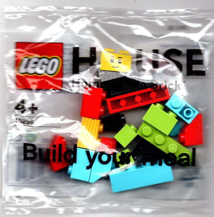 LEGO House Build Your Meal Brick Bag - 40296 (Polybag) (Nieu, Kinderen en Baby's, Speelgoed | Duplo en Lego, Nieuw, Verzenden