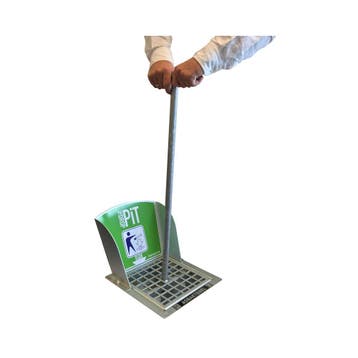 The DropPit Comfort Classic asbaktegel 30x30 cm - verzinkt, Verzenden, Nieuw