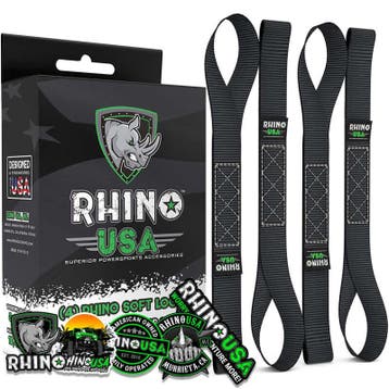 Rhino USA Soft Loops Motorcycle Tie-Down Set 4-Pack Black, Ophalen of Verzenden