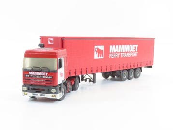 Herpa 1:87 - Modeltreinvoertuigen (1) - Truck met oplegger, Nieuw