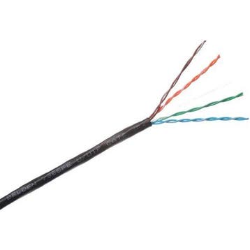 Belden U/UTP-kabel outdoor Cat.6 zwart 7965PE per meter, Doe-het-zelf en Verbouw, Elektra en Kabels, Ophalen of Verzenden, Nieuw