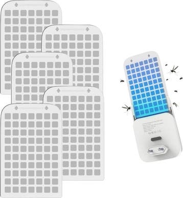 NIVADA Muggenstekker Glue Boards (5pcs) - Sticky Fly Trap -, Caravans en Kamperen, Ophalen of Verzenden, Zo goed als nieuw