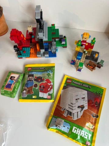Lego Set - Minecraft - 5x Minecraft, Nieuw
