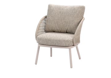 Taste by 4 Seasons Wave low dining tuinstoel Linen |, Ophalen of Verzenden, Nieuw