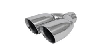2 X 3,5 inch uitgang - 2,5 ingang rvs uitlaat sierstuk, Ophalen of Verzenden, Nieuw