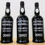 2003 Justinos Colheita Tinta Negra - Madeira - 3 Flessen, Nieuw