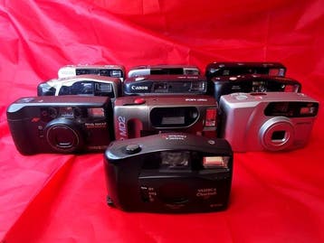 Canon, Yashica, Minolta, Pentax, Olympus, Fuji lotto 10, Audio, Tv en Foto, Nieuw