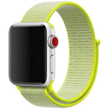 Apple Watch bandje Osvo - geweven - nylon - geel - geel /, Verzenden, Nieuw