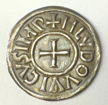 Frankrijk. Louis I le Pieux (814-840). Denier (Melle)