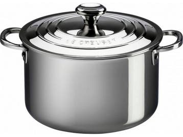Le Creuset RVS PLUS Kookpan - 6L - 24cm - RVS, Verzenden, Zo goed als nieuw