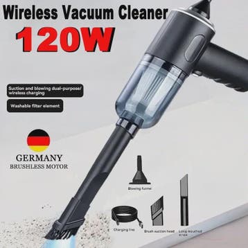 Draadloze Mini Stofzuiger 9000Pa - Krachtige Zuigkracht, USB, Verzenden, Nieuw