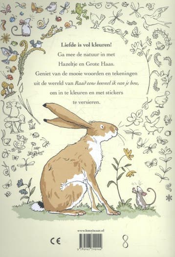 Kleurboek raad eens hoeveel ik van je hou 9789047709244, Boeken, Verzenden, Zo goed als nieuw, Sam McBratney