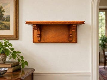 Wandtafel - Hout - Houten wand console