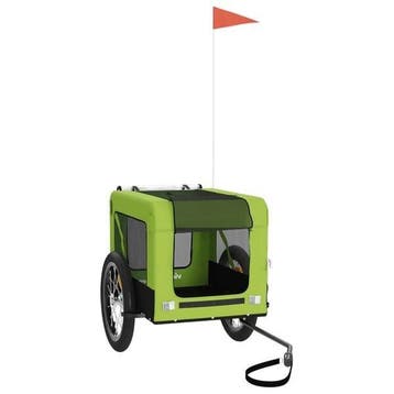 Hondenfietskar Groen/Zwart | Tweedekansje | OP=OP, Fietsen en Brommers, Ophalen of Verzenden, Zo goed als nieuw, Hondenkar, 40 tot 60 kg