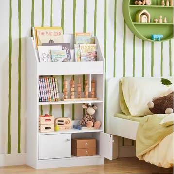 Kinderboekenkast met 2 Open Planken en 2 Deuren, Verzenden, Nieuw