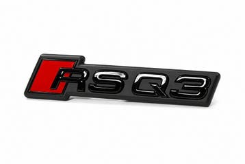 Audi RSQ3 (F3) logo - zwart, Ophalen of Verzenden, Nieuw, Audi