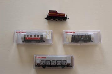 Fleischmann N - 7218, 8052, 8056, 8231 - Treinset (4) - Set, Nieuw