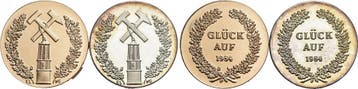 Ar-medaille 1984 Ausbeute Jahresmedaille der Grafschafter..., Verzenden