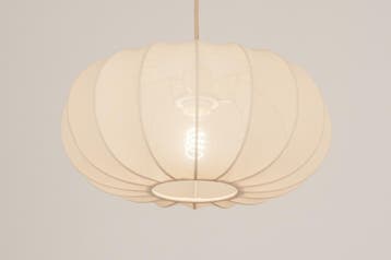 Rietveld Hanglampen - Beige, Zand - Stof, Metaal, Huis en Inrichting, Lampen | Hanglampen, Verzenden, Nieuw